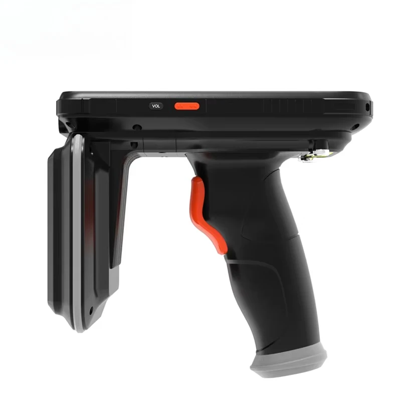 Android Rugged Uhf Long Range Rfid Reader Handheld Device / Barcode Scanner / 860-960Mhz Uhf Rfid Reader Writer Enterprise PDA