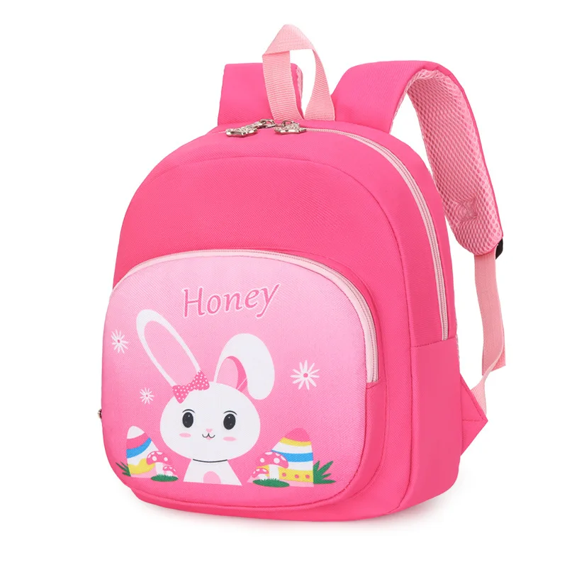 Custom Embroidered Kindergarten Backpack Personalized Cartoon Cute Baby Lightweight New Double Shoulder Gift Bag With Name