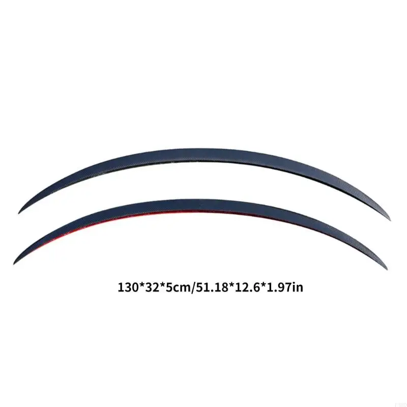 إكسسوارات مركبة مركبة أجنحة جذع من ألياف الكربون تتناسب مع