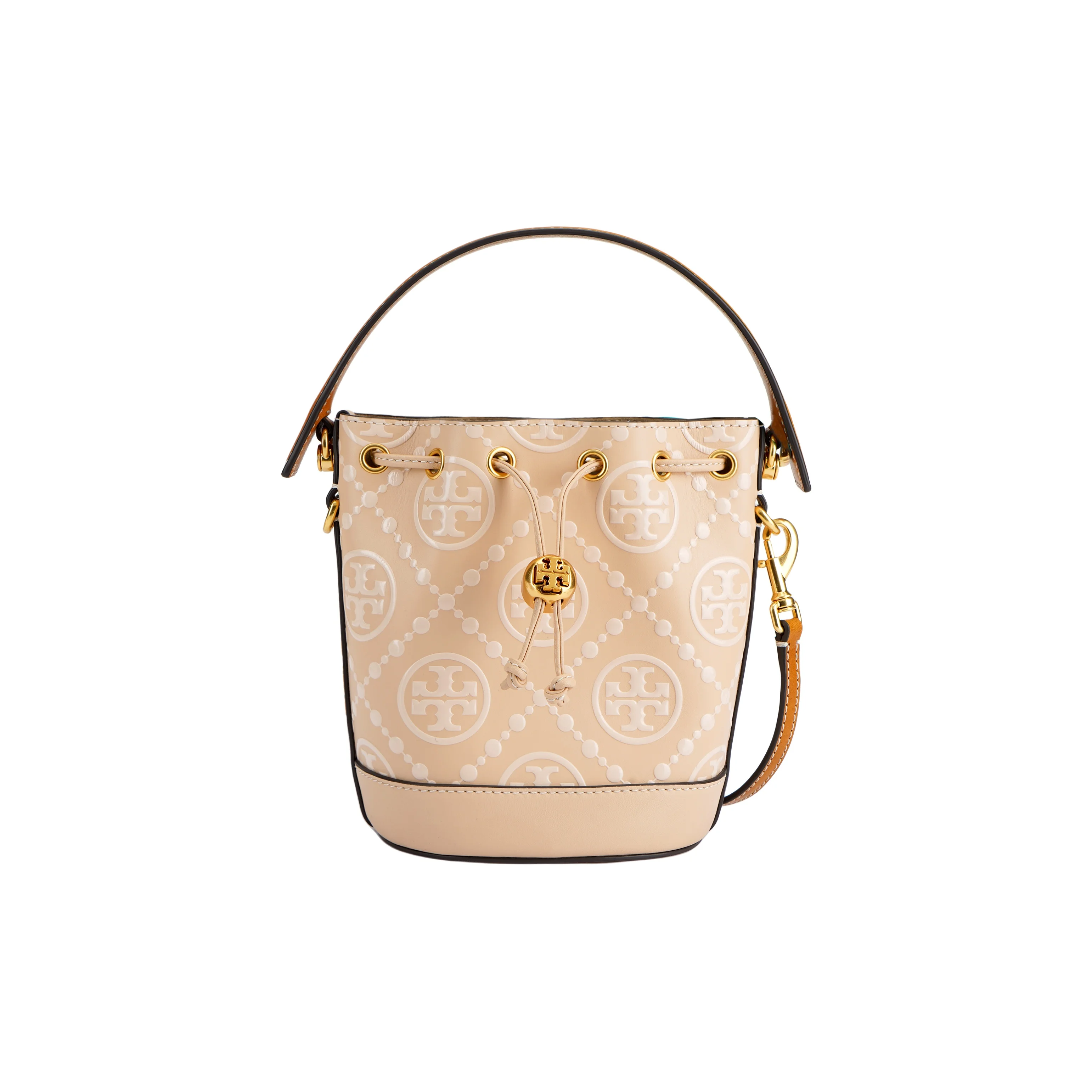 TORY BURCH Tory Burch T Monogram Leather, Cow Leather Bucket Bag, Shoulder Bag, Crossbody Bag, Handbag Mini Women's 88178-250