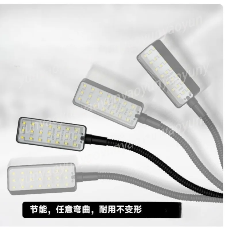 

Светодиодный рабочий светильник для швейной машины - промышленная лампа 220В/24В, с магнитом, защита глаз, круглая форма