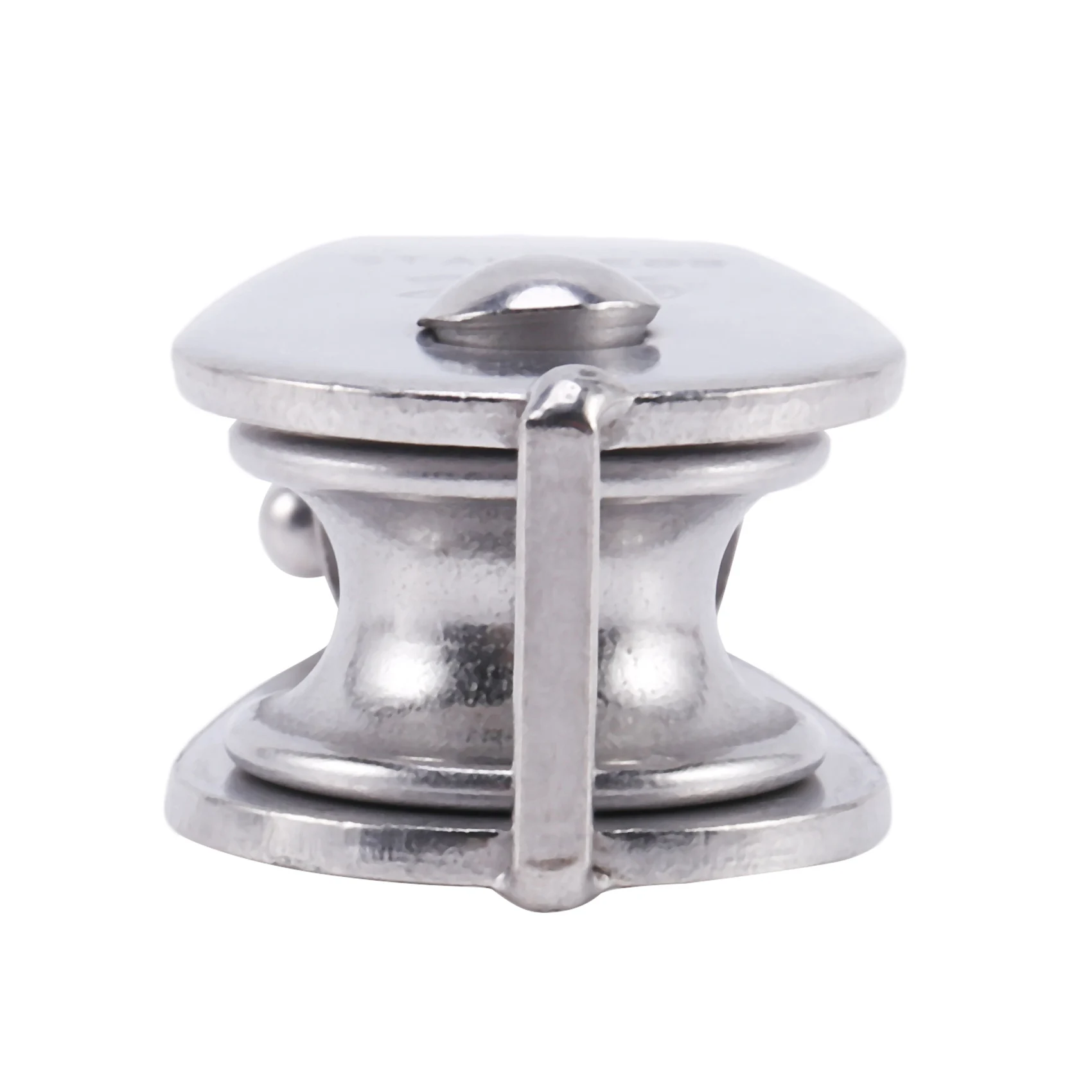 TFORU-4Pcs 25MM Single Pulley Block In 304 Stainless Steel M25 Pulley Roller Loading 400Kg - Silver