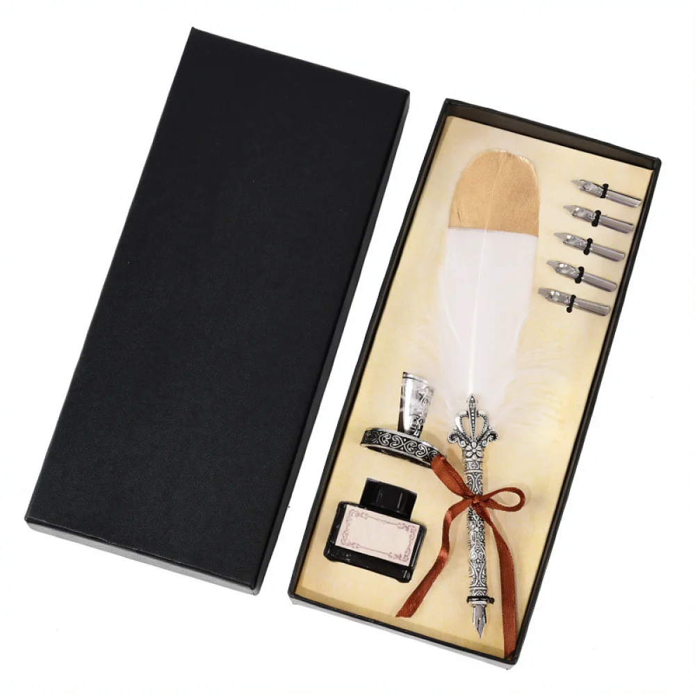ชุดปากกาขนนกสำหรับเขียนอักษรวิ - Calligraphy Pen Set บทวิจารณ์และราคา