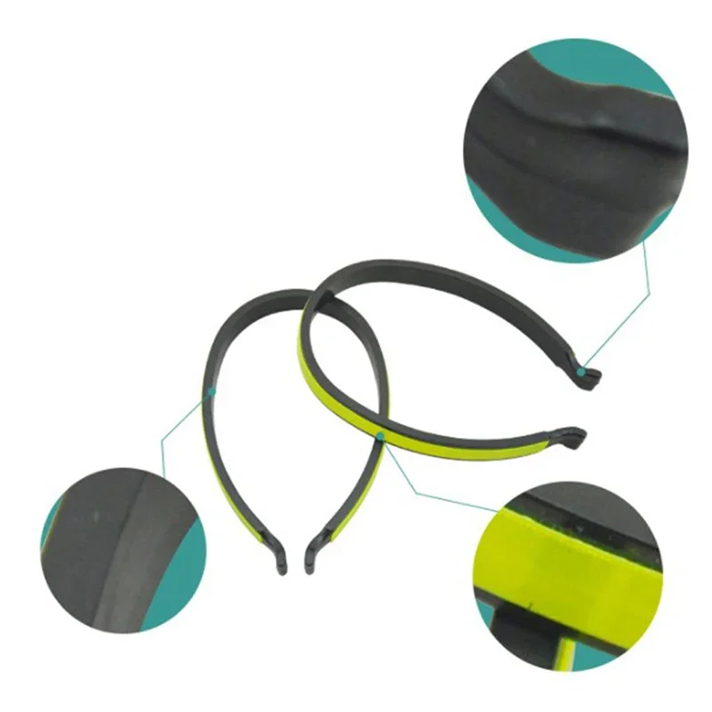 

2 шт. светоотражающие зажимы для брюк, защитные полоски для езды на велосипеде на открытом воздухе, высокая видимость, зажим для велосипедных брюк, велосипедное оборудование