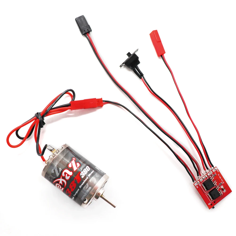 Brushed Motor Replacement Speed Controller Brushed ESC ESC Brush Electronic Motor Speed Controller Multi-Color for RC Car Model