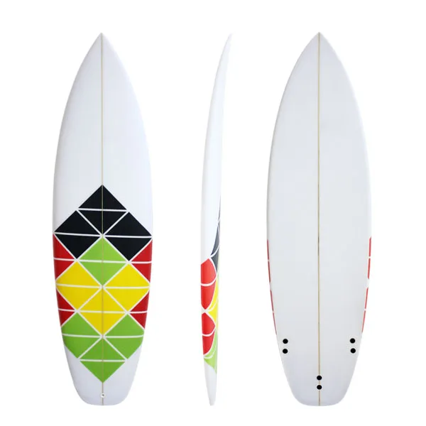Tablas de surf de fibra de vidrio de gran oferta, tablas de surf epoxi de PU personalizadas