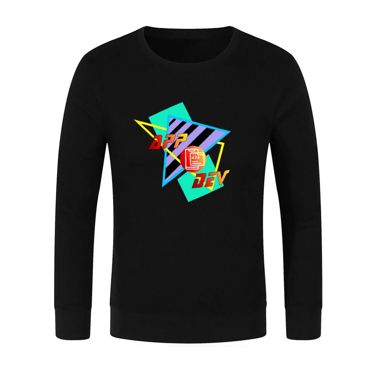 App Dev 90's Style Pulover الملابس الجمالية الملابس الكورية ملابس رجالي ملابس الخريف الرجالية الجديدة في بلوزات