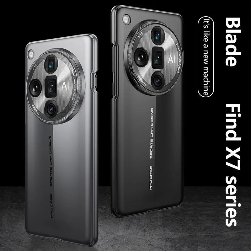 Matte PC Hard Case For OPPO Find X7 Ultra X5 X5Pro X3 X3Pro Porsche Design Glass Film Screen Precision Camera Protection Cover