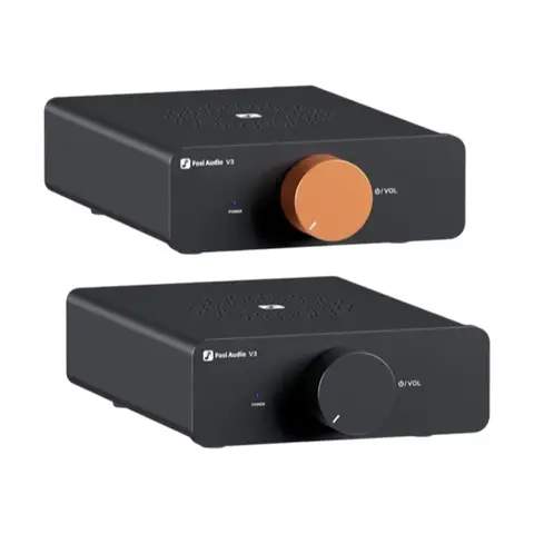 Fosi Audio V3 Stereo Power Amplifier 300W *2 TPA3255 Class D Mini Amp 2 Channel Audio Amplifier for Subwoofer Passive Bookshelf