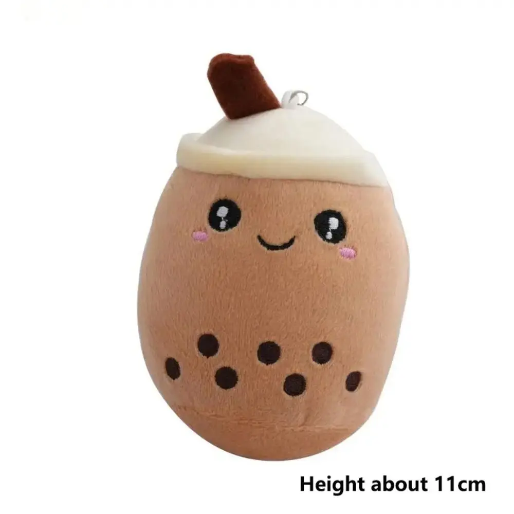 Tasse à thé à bulles en peluche 11cm, poupée en peluche au thé au lait, sac à dos, pendentif en peluche, coussin d'oreiller, porte-clés pendentif en peluche Kawaii