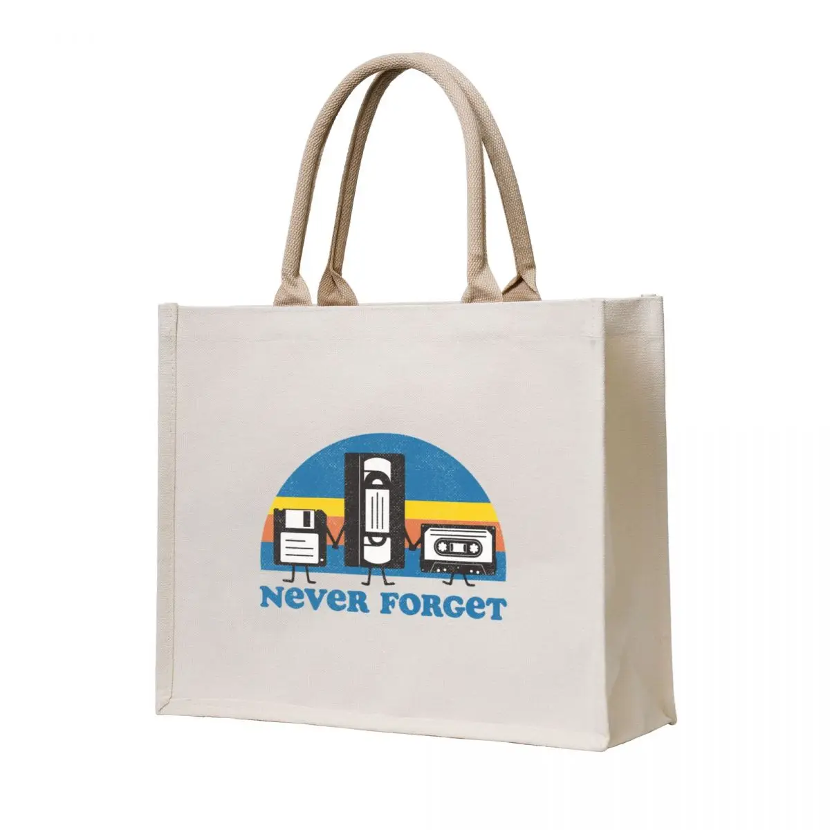 

Never Forget Tote Bag personalized tote reusable shopping bags shopping trolley bag Woman shopper bag