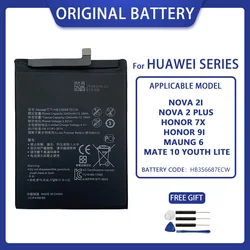 Orginal HB356687ECW Battery For Huawei Nova 2 Plus 2i 2S 3i 4e P30 Lite Mate SE G10 Mate 10 Lite Honor 7X 9i Maimang 6 Batteries