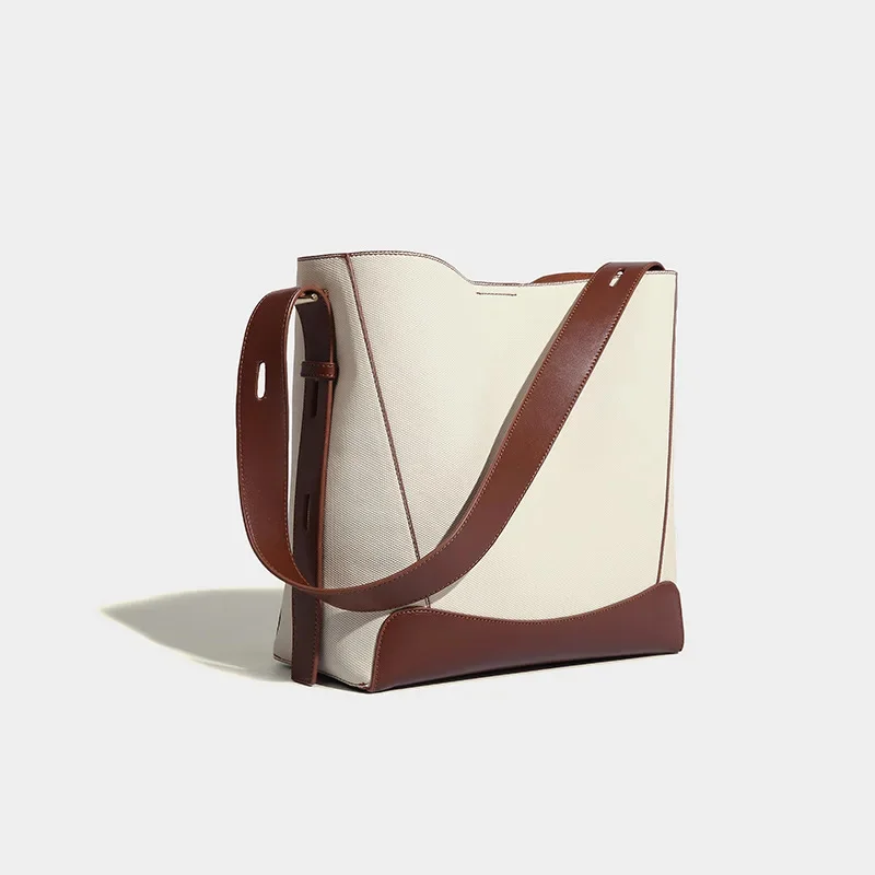 

Tote Large Capacity Bucket High-end 2024 Commuting Versatile Shoulder Lazy Crossbody Bag Women's Handbag