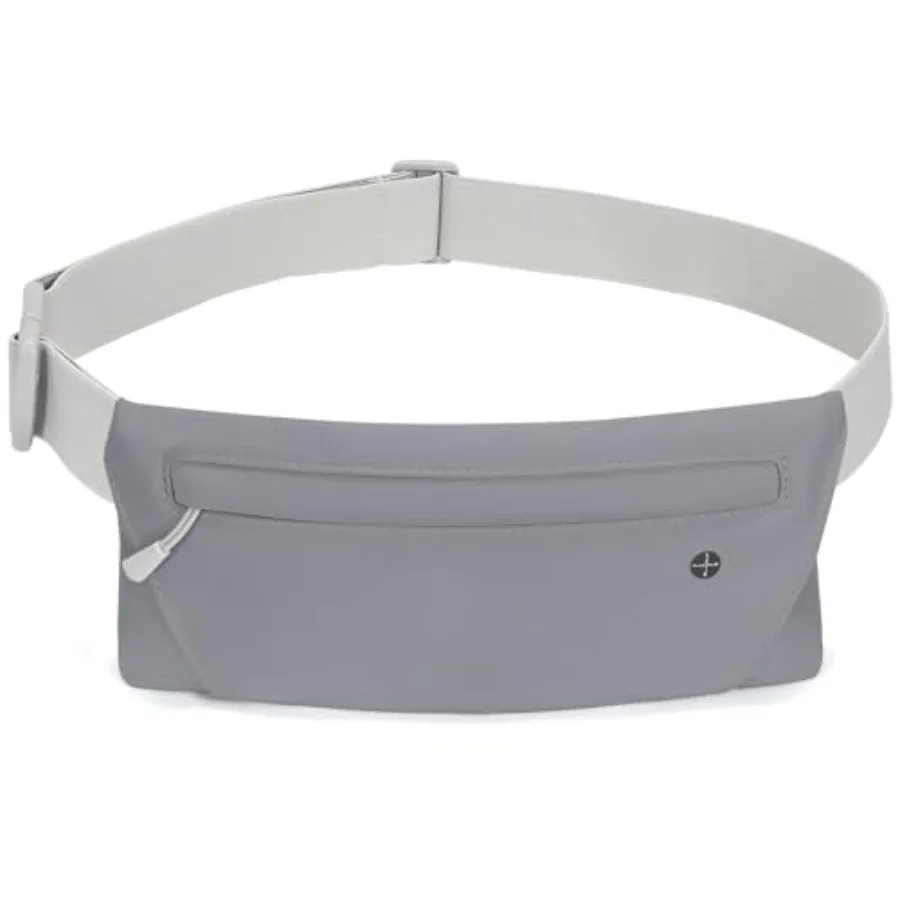 

WHIPPY Slim Running Belt Fanny Pack for Women Men Elastic Runners Belt Waist Pouch Chest Bag Phone Holder Waist Pack for Runnin