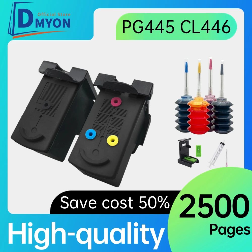 PG445 CL446 Ink Cartridge Compatible for Canon PIXMA TR 4540 IP 2840 MX 494 TS 204 304 3140 MG 2440 2540 2940 2942 2944 Printer