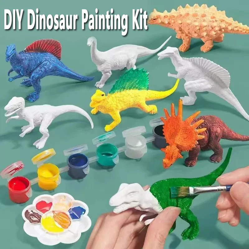 Kids Arts and Crafts Set DIY Handcrafted Painting Kit Creative Graffiti Montessori Educational Toys Plasters for Children Gift