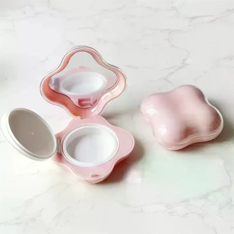 15 جرام صندوق وسادة فليب فارغ صندوق البودرة المحمولة حقيبة مستحضرات التجميل BB كريم/الأساس/حاوية أحمر الخدود مع مرآة #3