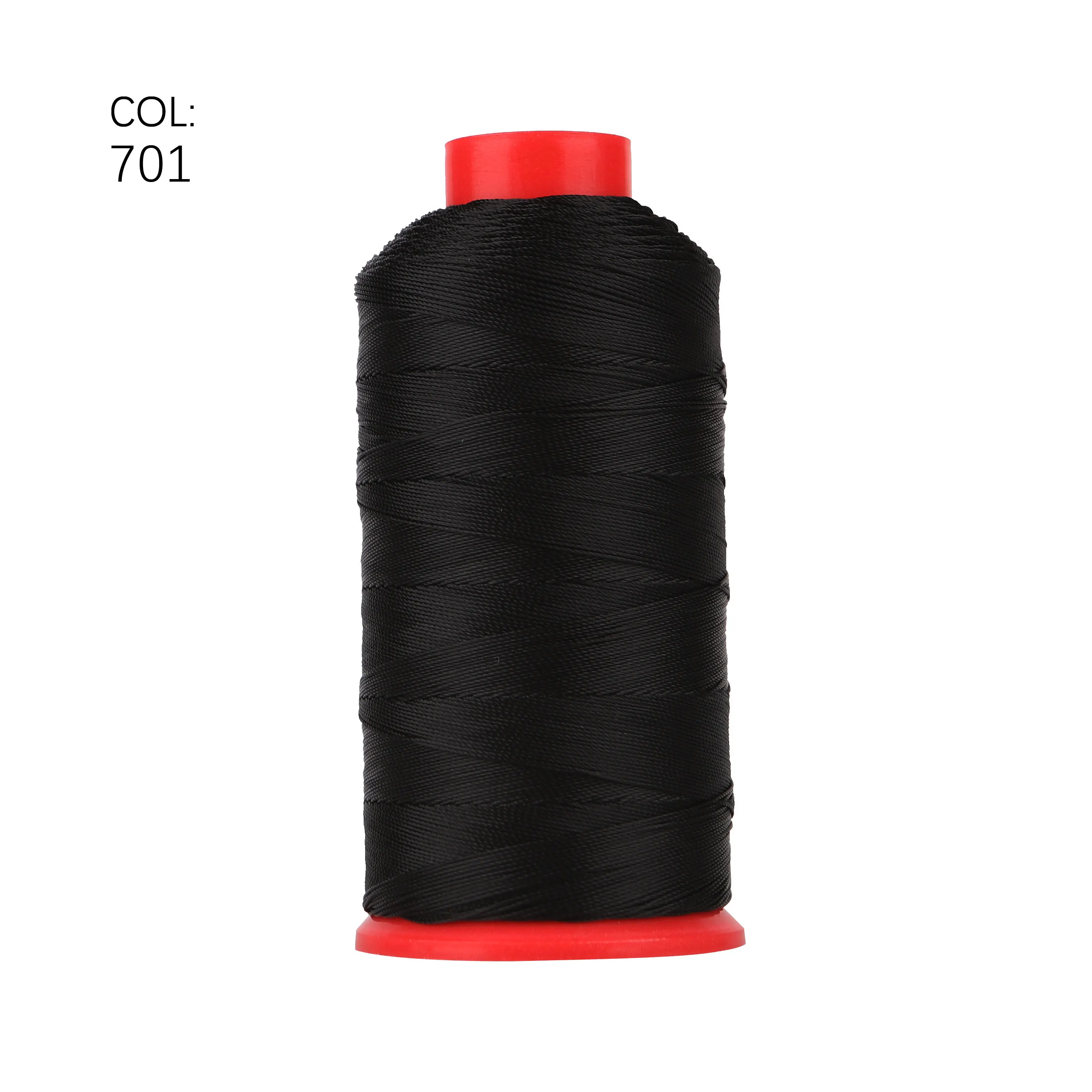 TEX 135 Nylon Bonded Thread 0.4MM Heavy Duty Fabric Sewing Leather Upholstery Shoes Canvas Sewing Stitch 420D/3 750 Yards Cone