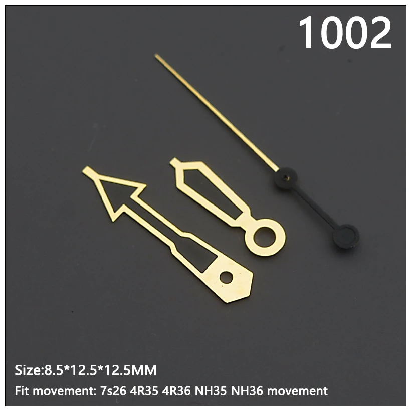 時計の手の交換部品、シルバーとゴールド、nh35