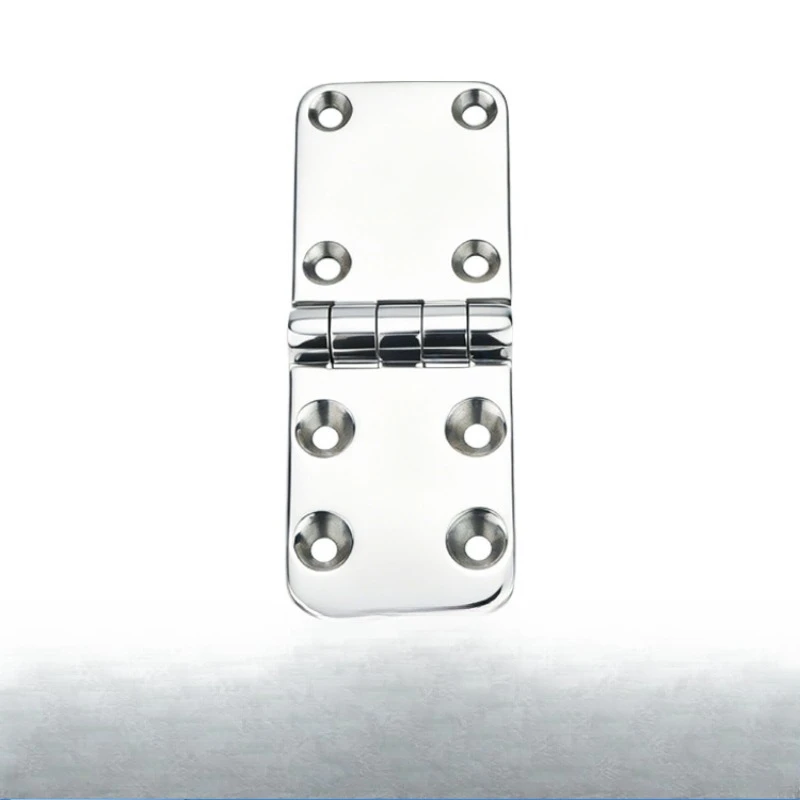 Engineering Hinge 304 Stainless Steel, Yacht Marine Hardware Accessories Industrial Machinery Motor Case Equipment Casting Hinge