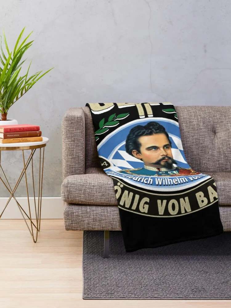 LUDWIG II - KING OF BAVARIA Throw Blanket Hair anime Blankets Sofas Of Decoration Heavy Blankets