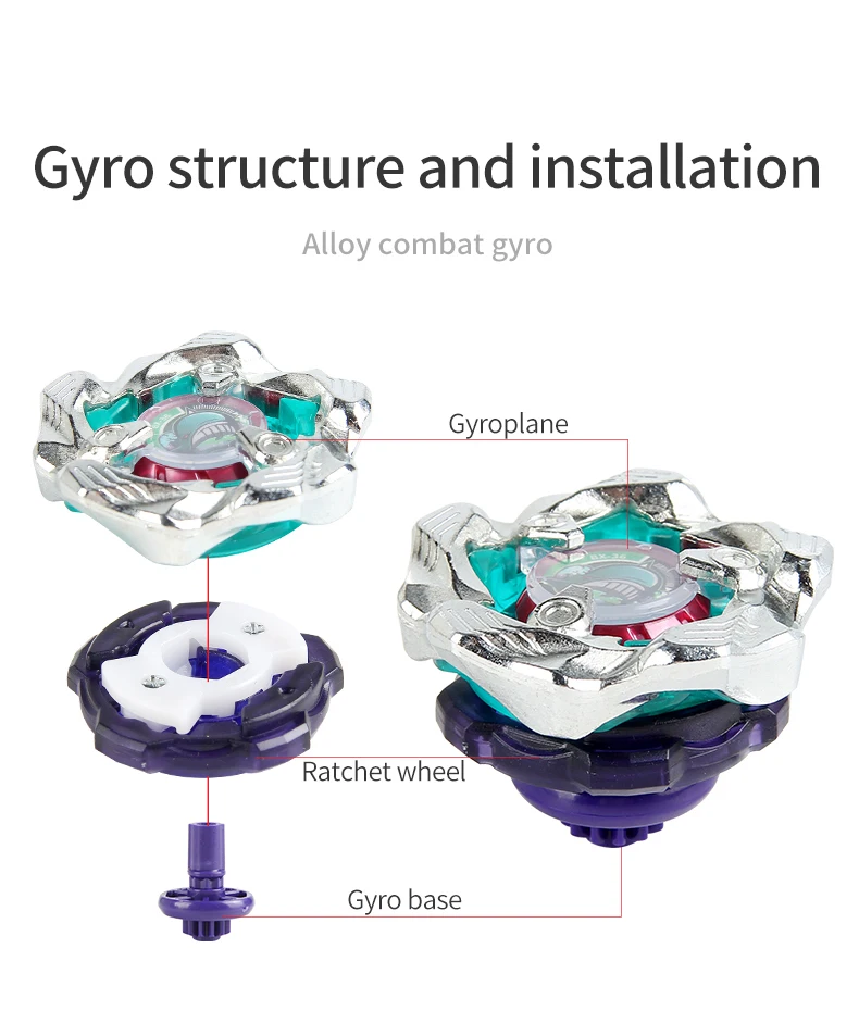 BEY X Whale Wave BX-36 Booster zum Spinning-Spielzeug ohne Launcher Gyro – Detail 3