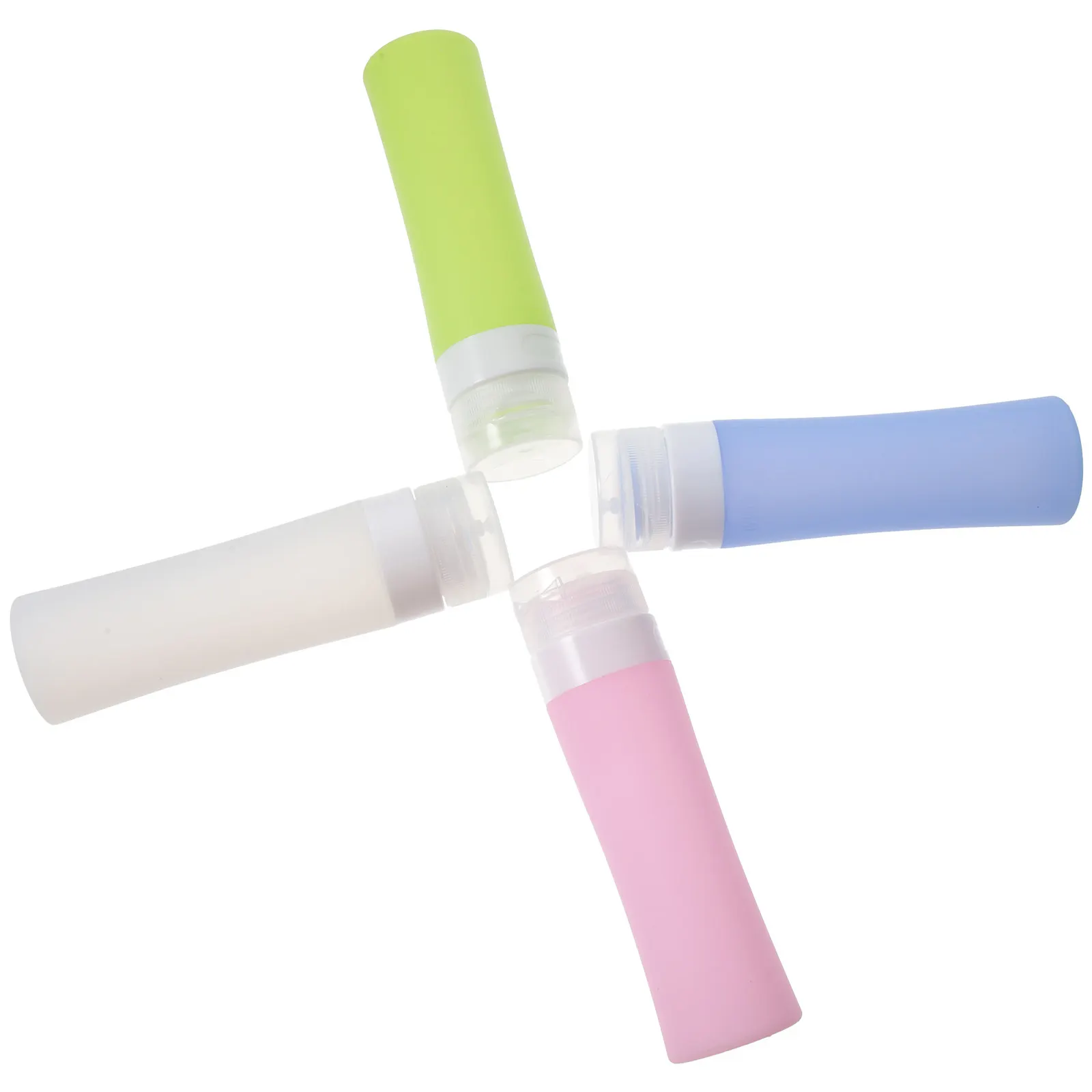 

Набор из 4 пустых многоразовых флаконов-диспенсеров для лосьона, 80 мл, с герметичными крышками, легкие контейнеры для путешествий и кемпинга