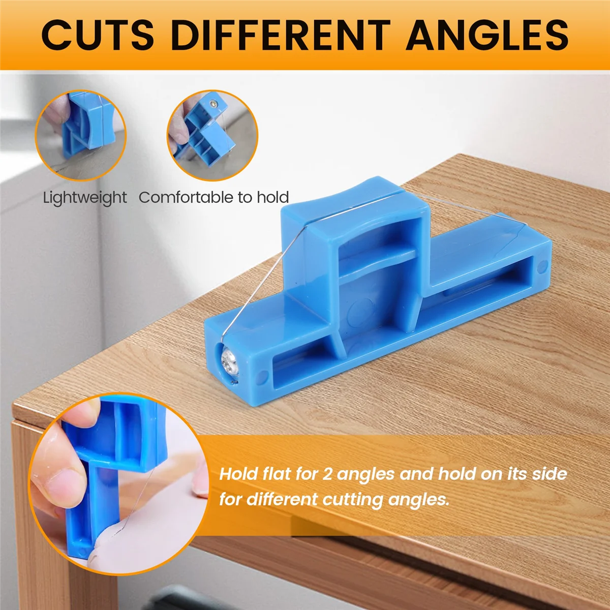 1PC Angle Cutting Clay Tool and Wire Bevel Cutter Clay Trimming Tool for Pottery Ceramics and Sculpting Small