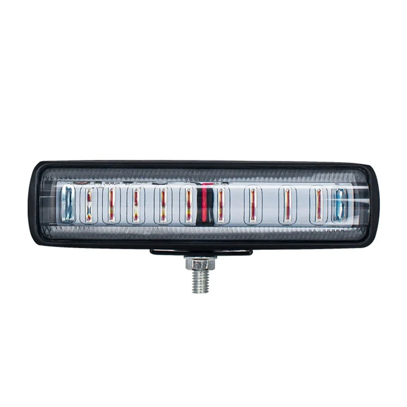 Hot Forklift Warning Light 27W 9LED Truck Safety Work Light Bar 12-80W Red Flood Beam Danger Zone Warning Lamp Side Line Marker