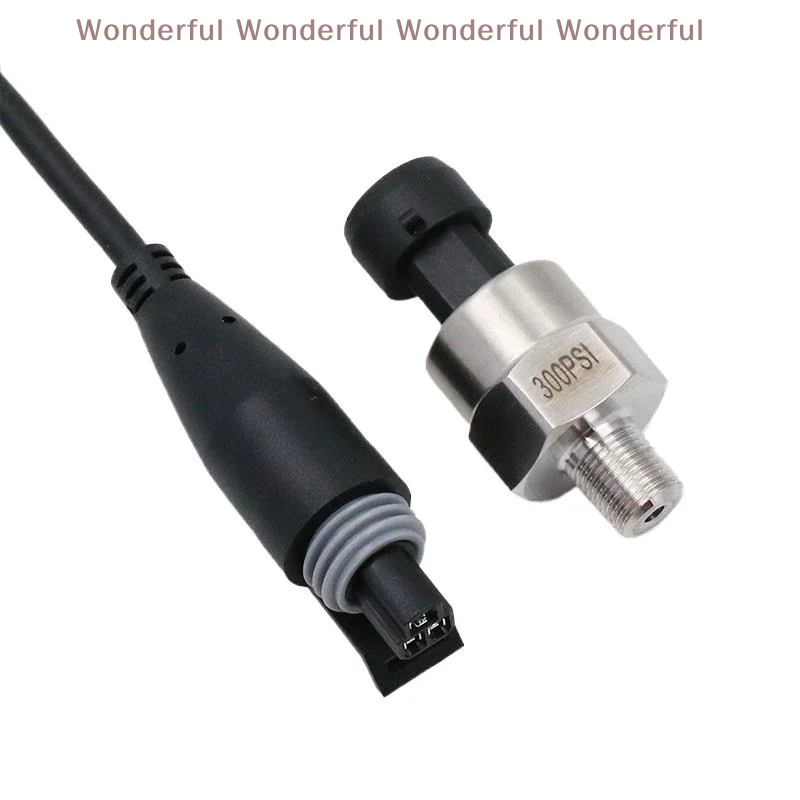Sensor Transduser Tekanan Baja Tahan Karat dengan Ulir 1/8NPT Kelas Industri, 5V untuk Akurasi Superior