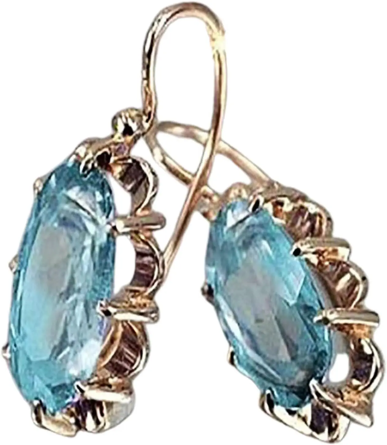 Earrings for Women, Hoop Earrings Shiny Big Jewelry Temperament Long Lasting Dangle Earrings Birthday Gift