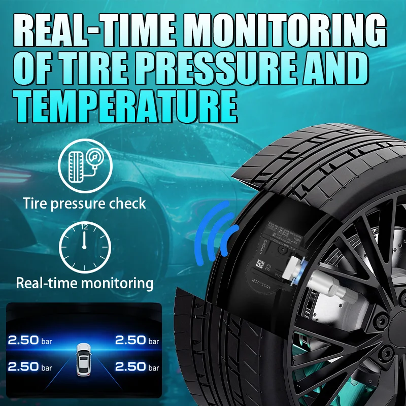 Tire Pressure Sensor TPMS 103460200A Compatible With Tesla Model 3 S X Y 2014-2023 Replaces For 1034602-00-A S180052068C 4PCS