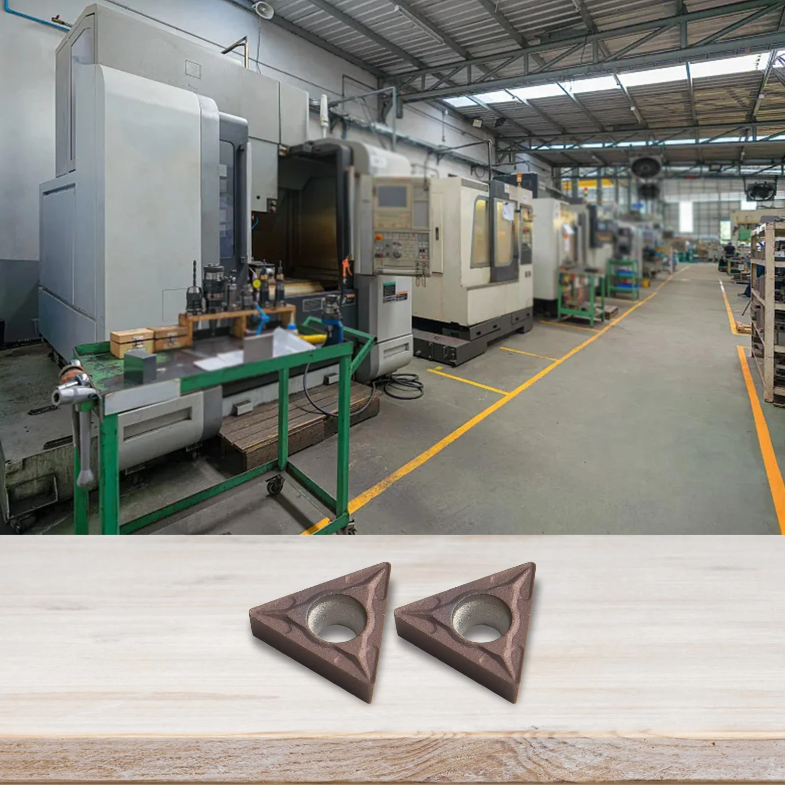 

10 TCMT110204 HM 1125 Milling Inserts Carbide Blades for For steel Machining Strong Resistance and Performance
