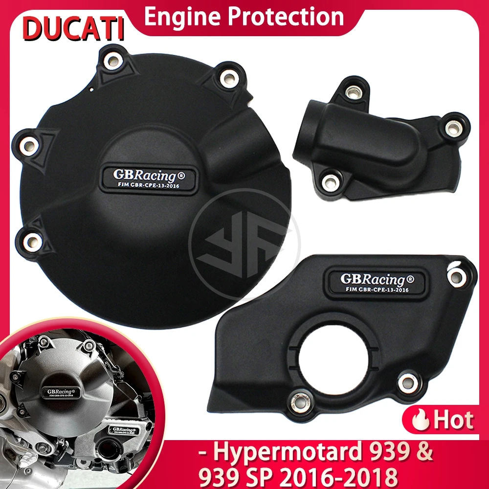 

Для DUCATI Hypermotard 939 и 939 SP 2016 2017 2018, аксессуары для мотоциклов GB Racing, дополнительная защита двигателя, крышка сцепления