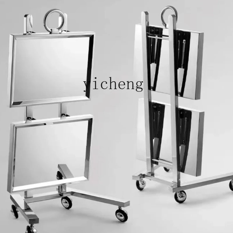 

barber shop special perm and dyeing car acrylic stainless steel hair salon trolley tools