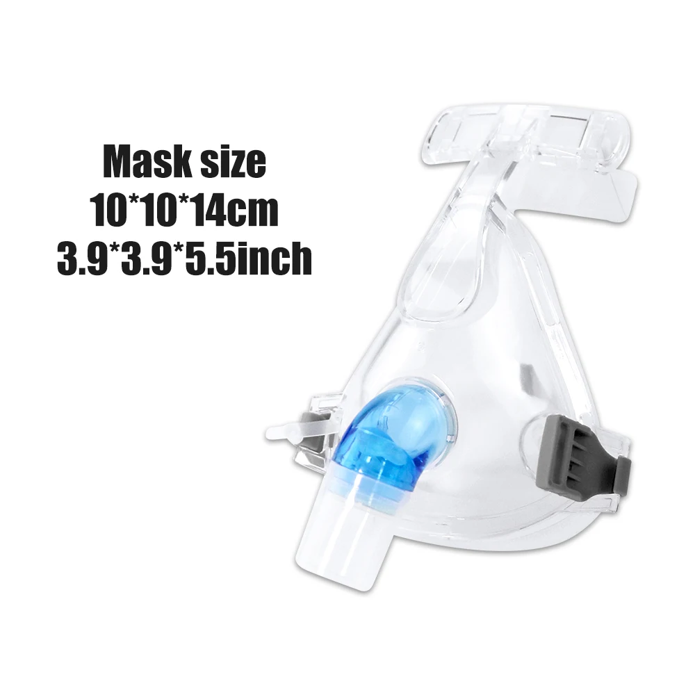 CPAP Mask Full Face Nose Mouth Mask Auto CPAP APAP BIPAP Anti Snoring Sleep Apnea Sleep Aiding Nasal Full Face Respirator Mask image 3
