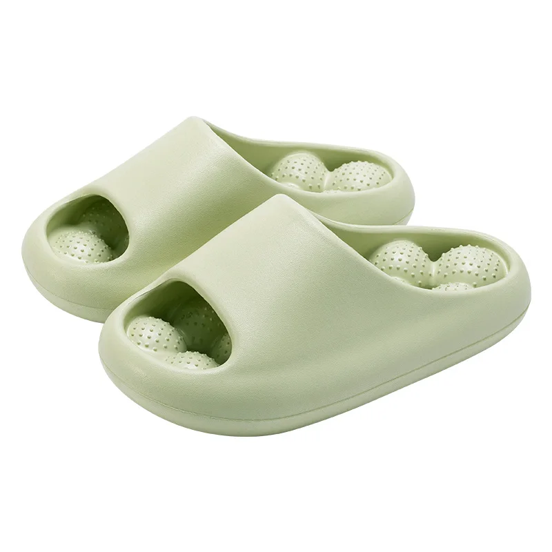 EVA Unisex Bathroom Slippers Water Leakage Massaging Indoor Slippers Comfortable Breathable Casual Slippers image 6