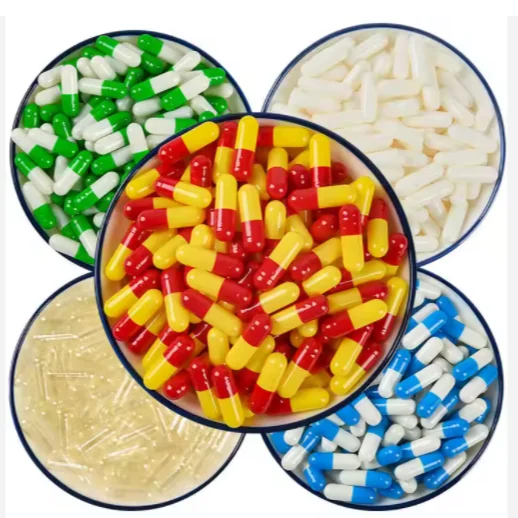 1000pcs size 000 1 2 0 3 4 blue red geen Vegetable Empty Capsule HPMC Vegan Plant Capsules Vegetarian Halal Muslin Medicine Pill