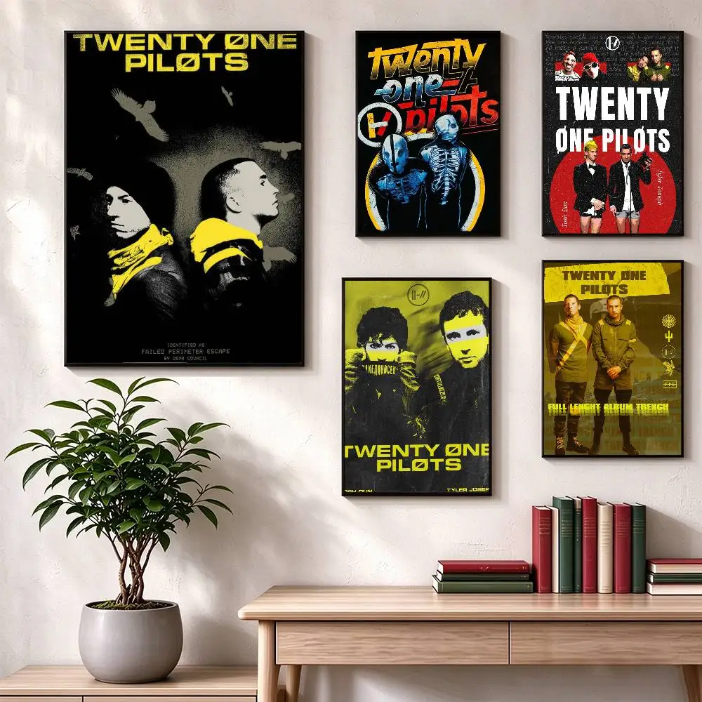 For Band T-Twenty o-One P-PILOTS  Poster High Quality Dorm Living Room Aesthetic Wall Decoration Painting Stickers Gift