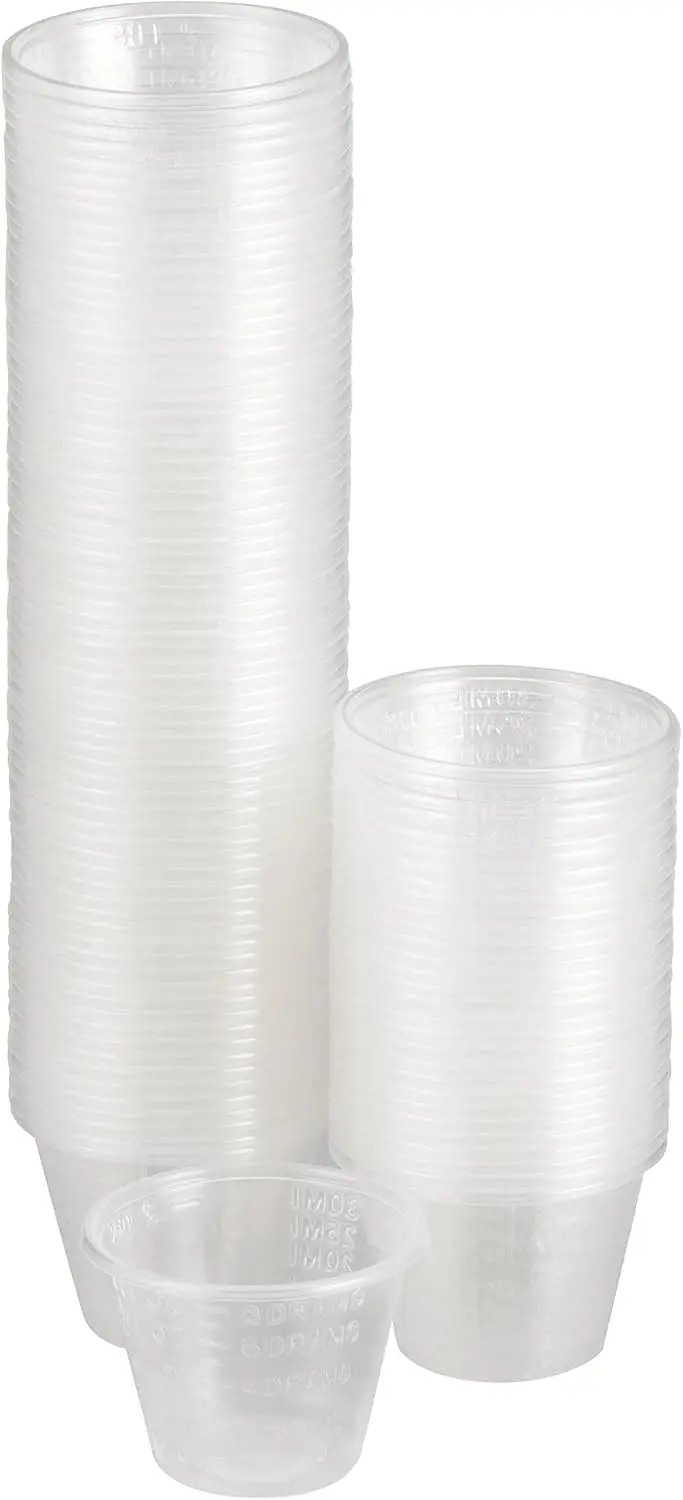 

Medicine Cups, Disposable 1 oz / 30 ml [5000 Count] Plastic, Small, Mixing, Measuring, Resin, Epoxy