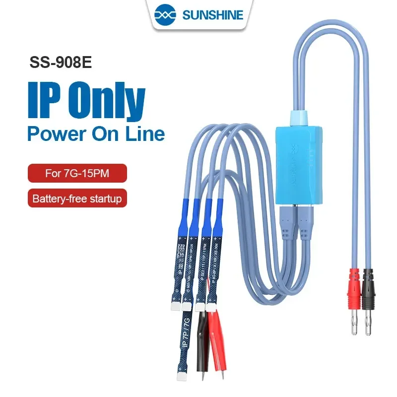 SUNSHINE-Línea de Control de arranque de energía, protección contra sobrecorriente y sobretensión, reparación de fuente de alimentación, Cable de prueba, 7G-15PM, IP, SS-908E