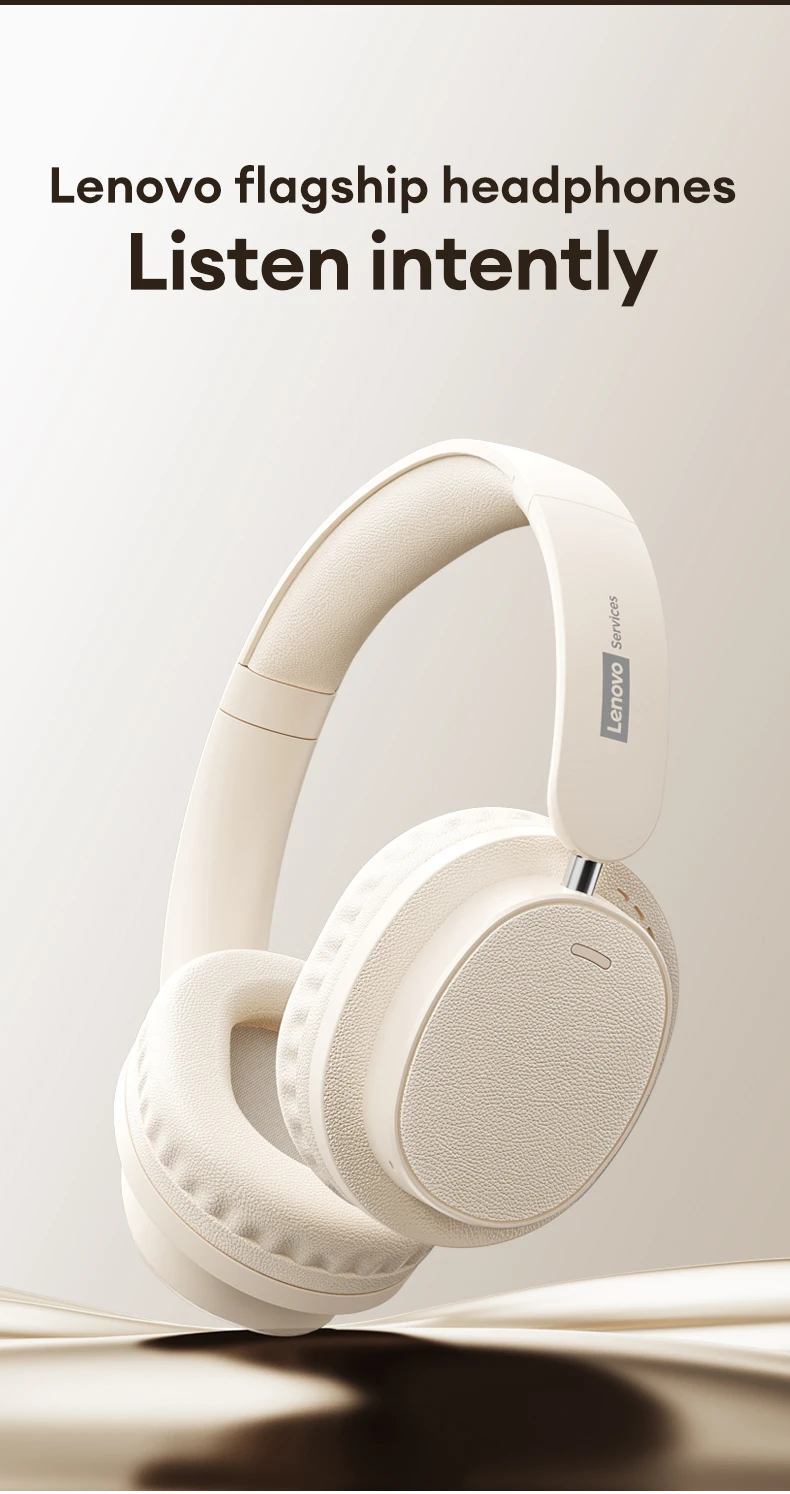 Lenovo LS105 Gaming Wireless Headphone with Mic 30H Over-Ear Headphones Bluetooth 6.0 Foldable HIFI Sound Sport Earphones Choice