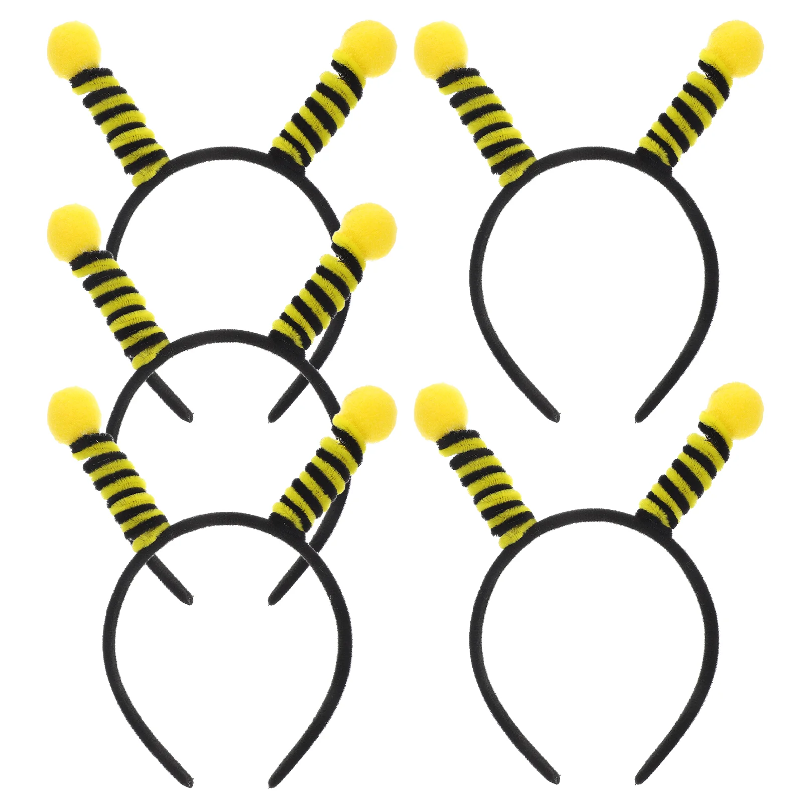 5 Pcs Head Bands Bee Headband Cosplay Accessory Cartoon Party Hair Hoops Tentacle Masquerade Antenna Headbands Child