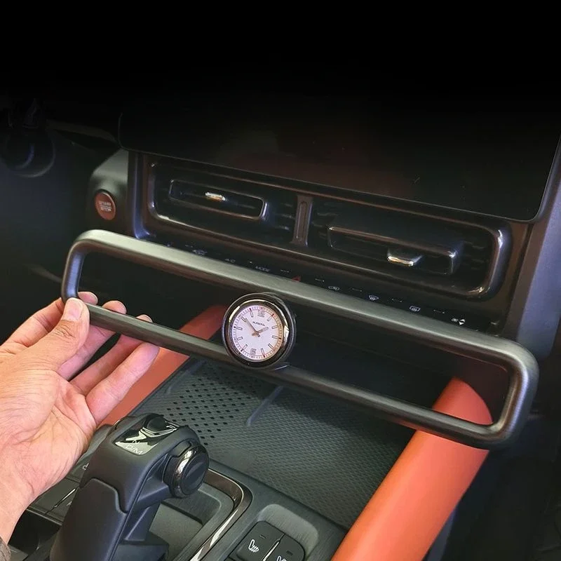 For Haval H9 2nd MKII 2024 2025 Car Clock Central Control Air conditioning outlet cover Quartz watch Interior Decor Accessories