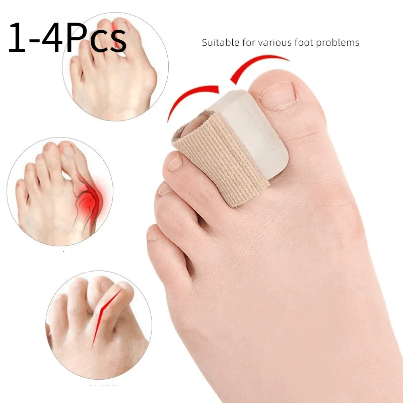1/10Pcs Gel Toe Separators  Corrector Bunion Corrector for Overlapping Toe Silicone Toe Spacers for Hallux & Bunion Pain