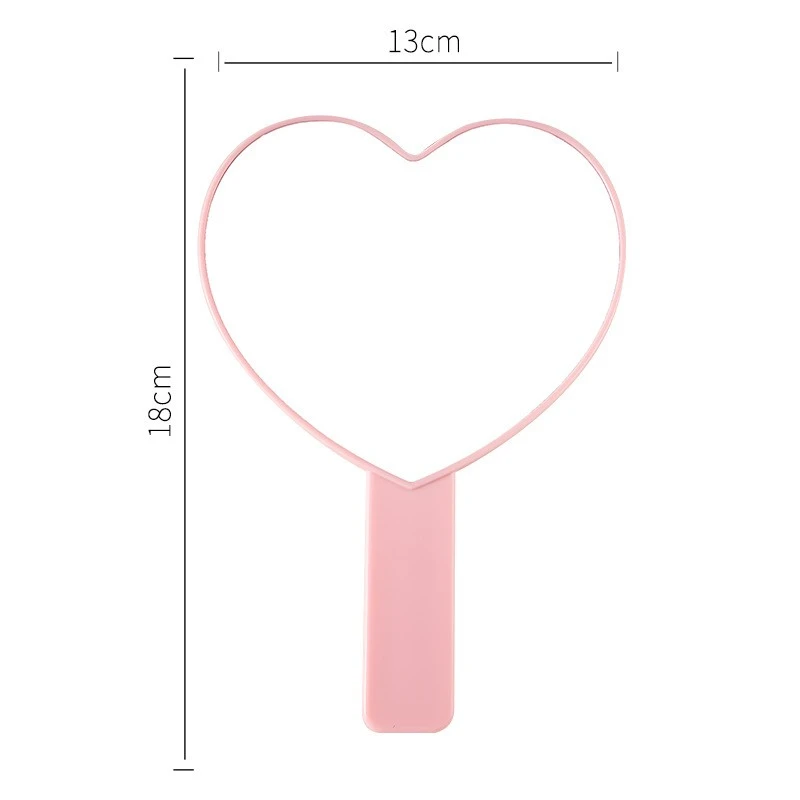 Hd galvanisierter Spiegel, Umweltschutzmaterialien, fühlt sich glatt an, handgehaltener Mini-einfacher tragbarer Schminkspiegel