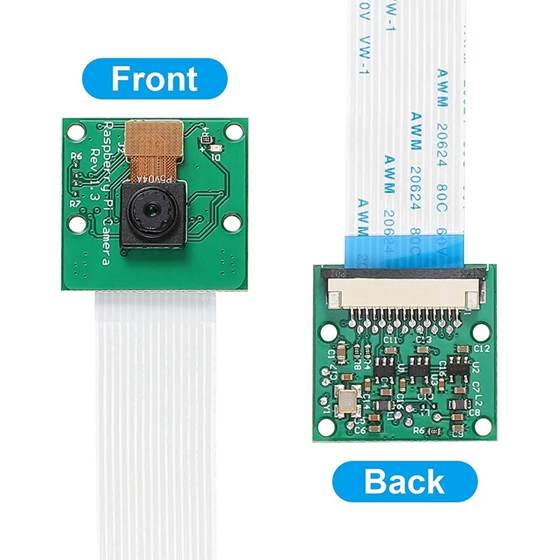 RISE-5 Megapixels Módulo Mini Câmera, Sensor 1080P, OV5647, Raspberry Pi Modelo A, B, A +, B +,Pi 2B, 3B,Pi 3 B, 4Pcs