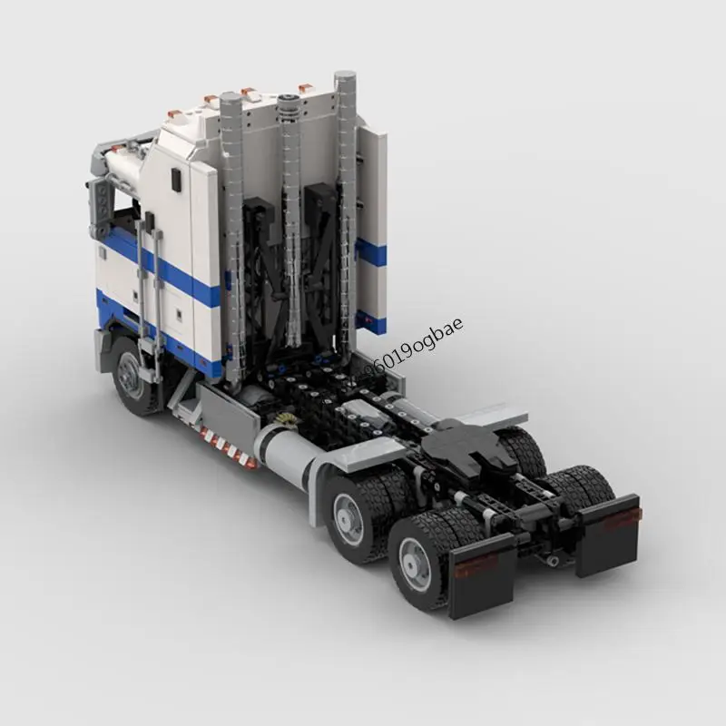 Новый 2848 шт. Moc City Engineering Series K100 Модель полугрузовика Diy Творческие идеи Детские игрушки Подарок на день рождения Технология Пазл на заказ