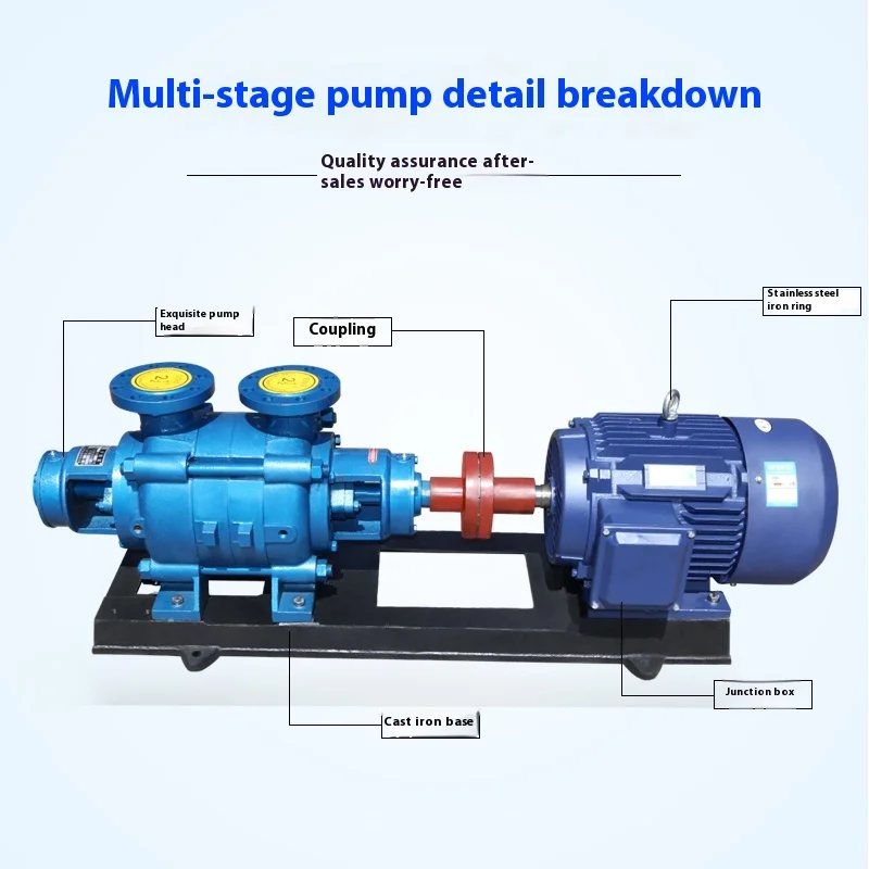 High Head Multi-Stage Boiler Agricultural Irrigation  Pipeline Centrifugal Pump