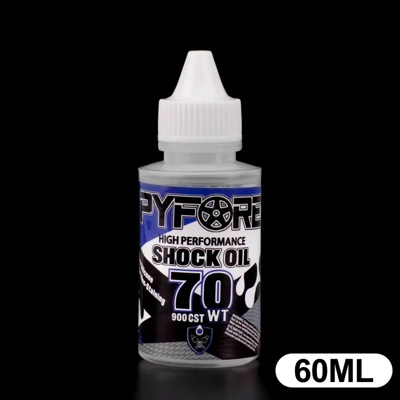 Óleo fluido de amortecedores de silicone, 60ml, óleo de choque de alto desempenho para modelo rc, carro off-road, crawler, monster truck, buggy